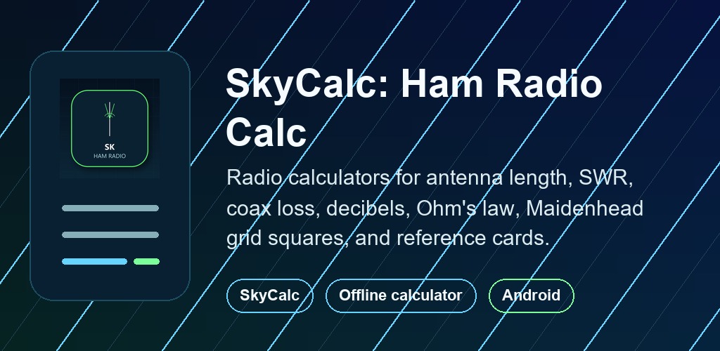 SkyCalc: Ham Radio Calc feature graphic
